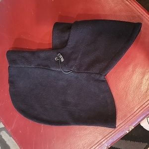 EUC Polar-Fleece Balaclava Hood & Face/Neck Mask, Black, Unisex OSFM